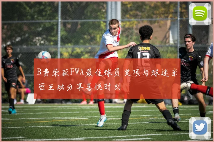 B费荣获FWA最佳球员奖项与球迷亲密互动分享喜悦时刻